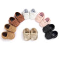 6 Cor Borlas PU Soft Sole Sapatos de Bebê Infantil Criança Mocassins